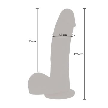 Realistische dildo Magnetic Pulse Trusting