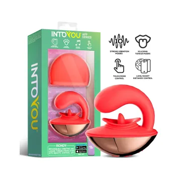 Clitoris Vibrator Met Likstanden Rondy - Rood
