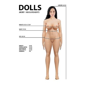 Real Love Doll Jackey - Huidskleur