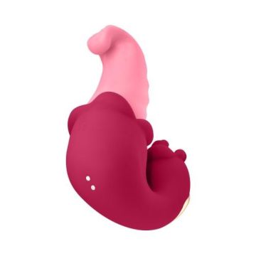 Teazers Dubbele Tong Vibrator - Roze
