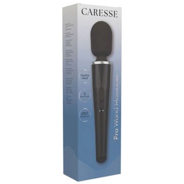 Pro Wand Vibrator CARESSE - Zwart
