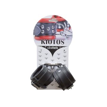 Handboeien Zwart 5 cm - Kiotos Leather
