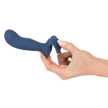 Vibrerende Buttplug met Afstandsbediening - Blauw