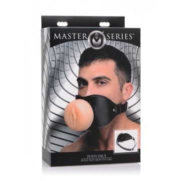 Mond Gag met Pussy Masturbator 
