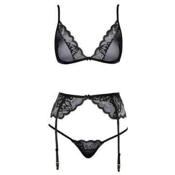 Kissable Sexy Lingerie Set - Zwart