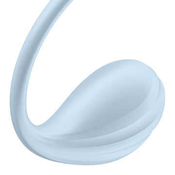 Satisfyer Smooth Petal Connect App Vibrerend Ei - Blauw