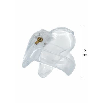 Peniskooi Hidden Desire Clear Control Cock Cage X-Short