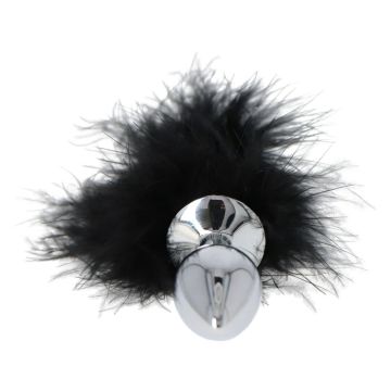 Anaal Plug met Zwarte Tail