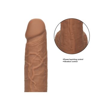 Realistische Vibrator Squirting Fuck Stick - Bruin