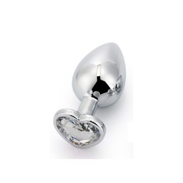 Hartvormige Buttplug Scarlet Wit S