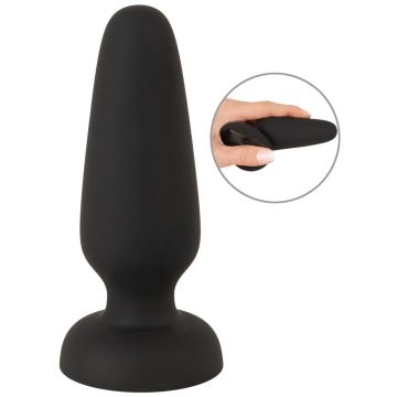 Black Velvets Siliconen Buttplug met Zuignap - Small