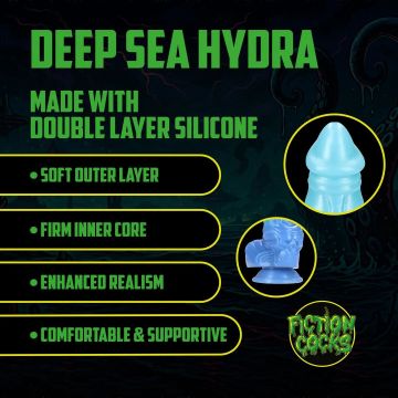 Monster Dildo Deep Sea Hydra - Blauw