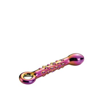 Geribbelde G-Spot dildo Glamour Glas