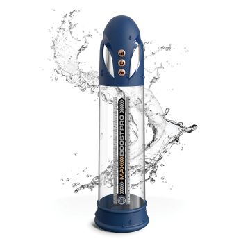 Penispomp Max Boost Pro Flow Blauw