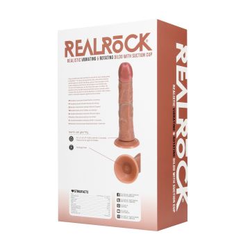 Roterende Realistische Vibrator 20.5 cm - Getint