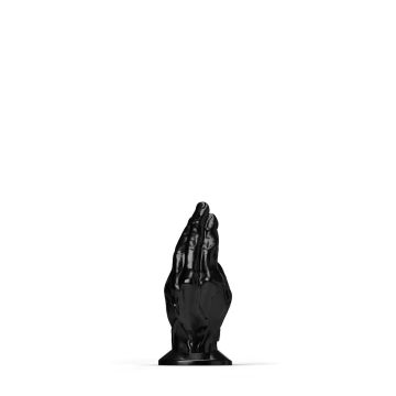 All Black Steroid Fisting Dildo Hail Mary Zwart - 23 cm