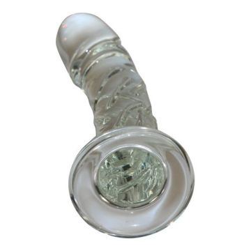 Realistische glazen dildo Icicles No 62