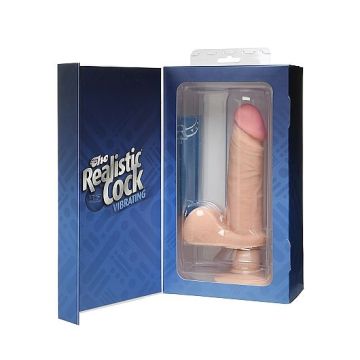 Doc Johnson - Realistische vibrator met zuignap - Huidskleur