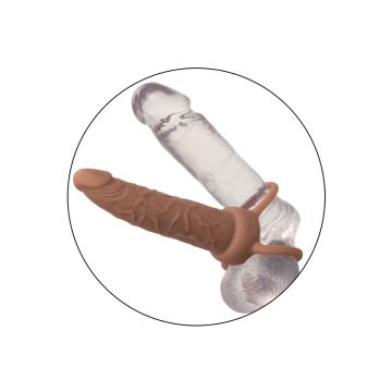 Dubbele Penetrator Performance Maxx - Bruin