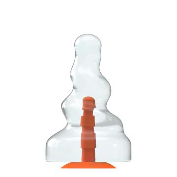 Dinoo Dildo Primal Trike Clear - 28 cm