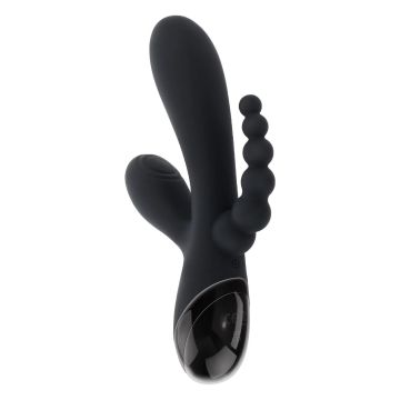 Selopa Drie-Dubbelige Rabbit Vibrator Triple Aces - Zwart