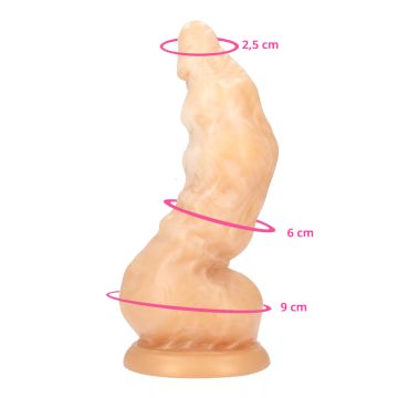 Monster Dildo Golden Alien Invader - Goud