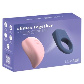 Koppelset Clitorisvibrator & Magnetische penisring Luxus