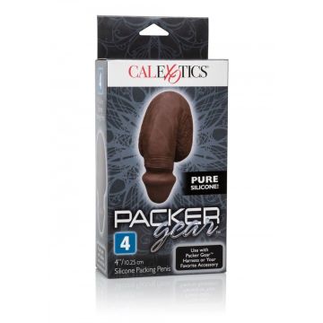 Siliconen Packing Penis 10.25 cm - Zwart