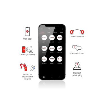 Vibrerende Buttplug + App Rio