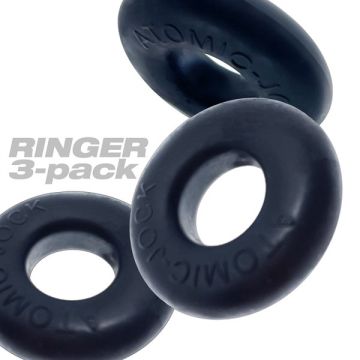 Oxballs Cockring Set Ringer 3 Stuks - Night Edition Zwart
