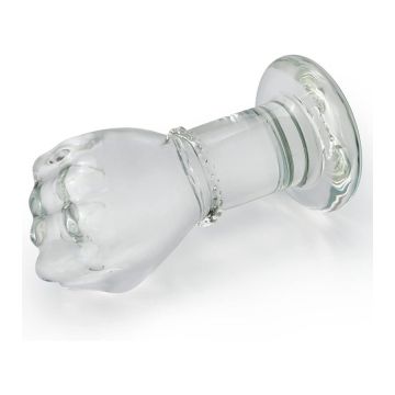 Glazen Fist Buttplug L - Transparant