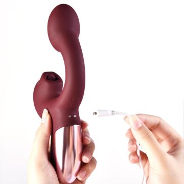 Magic Motion G-Spot Vibrator Magic Ponder met Lik Functie – Rood