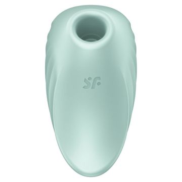 Satisfyer Pearl Diver Luchtdruk Vibrator - Mintgroen