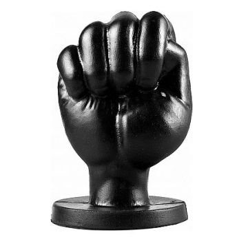 All Black Fist Plug Zwart - S