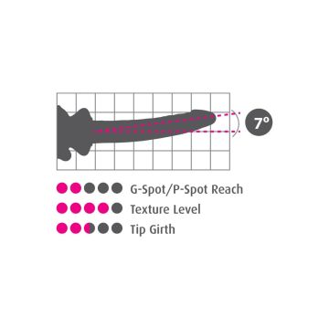 Realistische glazen dildo Icicles No. 86
