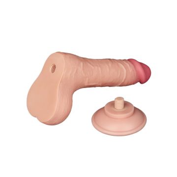 Realistische Dildo Sliding Skin Huidskleur - 19.5 cm