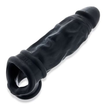 Penissleeve met ballstretcher Oxballs Butch - Zwart