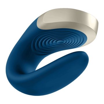 Satisfyer Double Love Luxury Partner Vibrator - Blauw