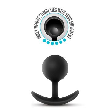 Anaal Plug Vibra Plug - Zwart