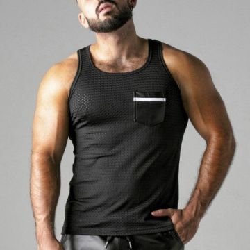Mesh Tanktop Zwart
