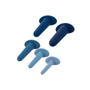 5 Buttplugs Wearable Trainings set