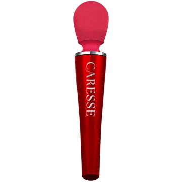 Compact Wand Vibrator CARESSE - Rood