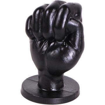 All Black Fist Plug Zwart - S