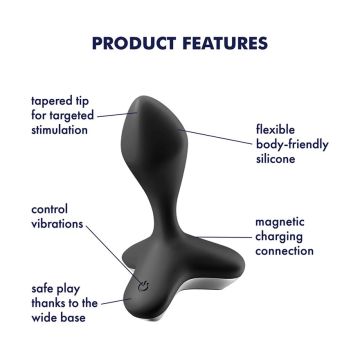 Satisfyer Game Changer Vibrerende Buttplug - Zwart