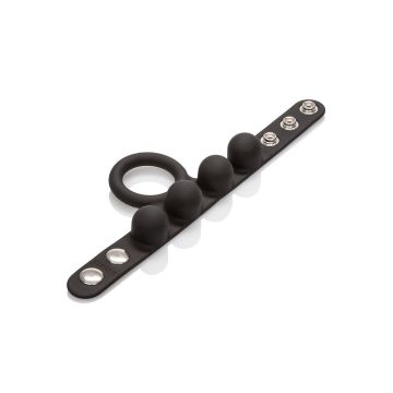 Verzwaarde Ballstretcher met Cockring