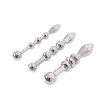 Kiotos Urethral Trainer Kit Penis Plug met Beads - 3 Stuks