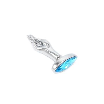 Fist Butplug met Blauwe Steen - S-fist-butplug-met-blauwe-steen-s.jpg