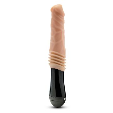 Dr. Knight Stotende en Roterende Vibrator - Huidskleur