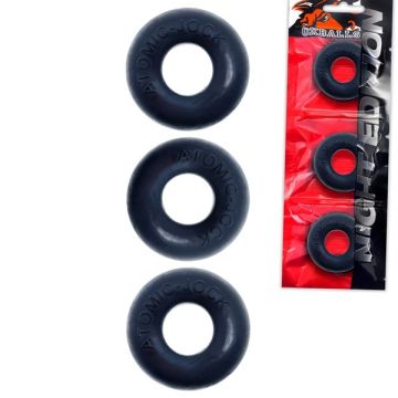 Oxballs Cockring Set Ringer 3 Stuks - Night Edition Zwart