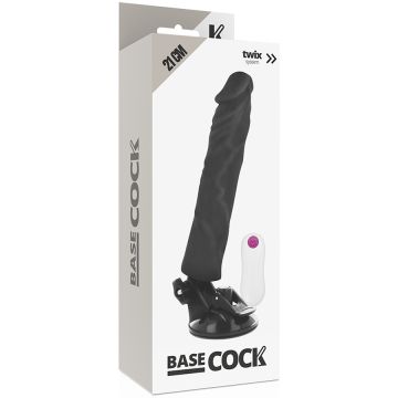 Realistische Vibrator BASECOCK met afstandsbediening